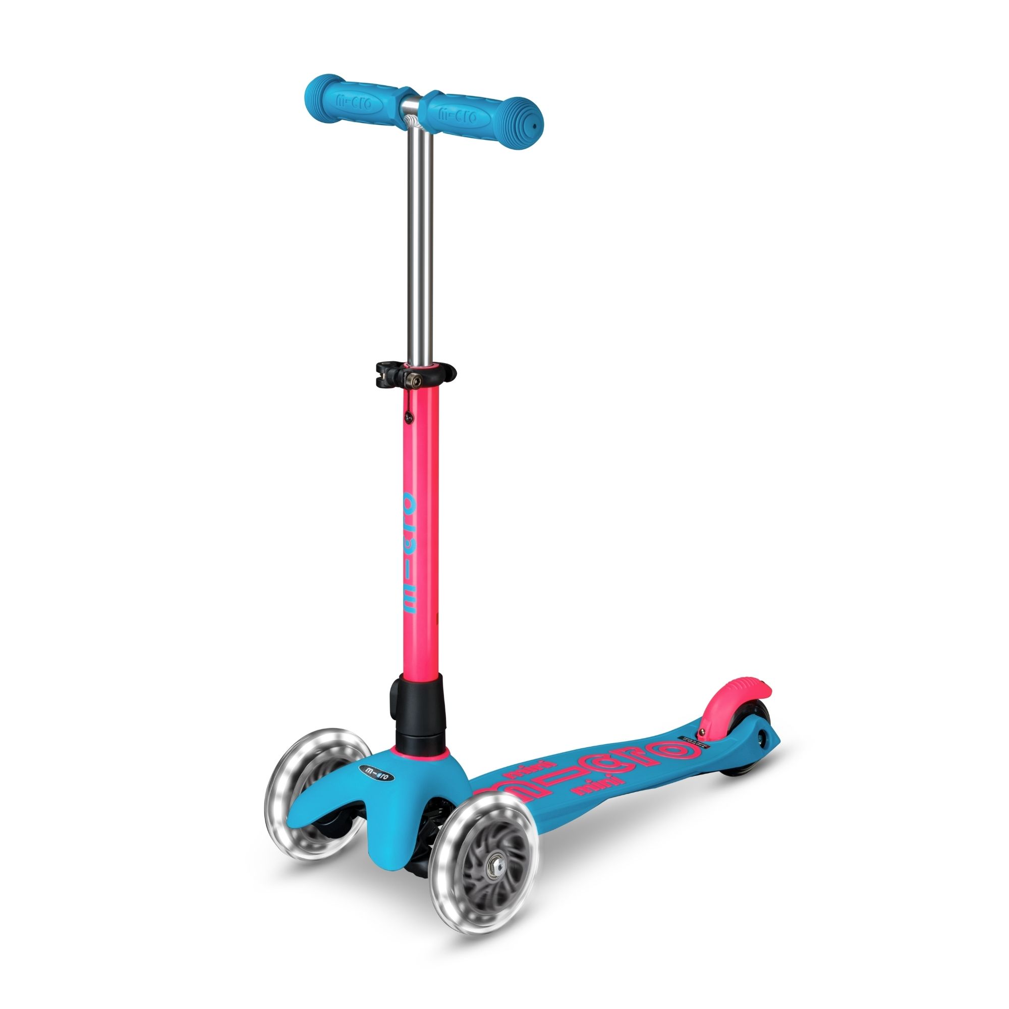 Mini Micro Deluxe Néon LED - Marine Pink, MICRO MOBILITY