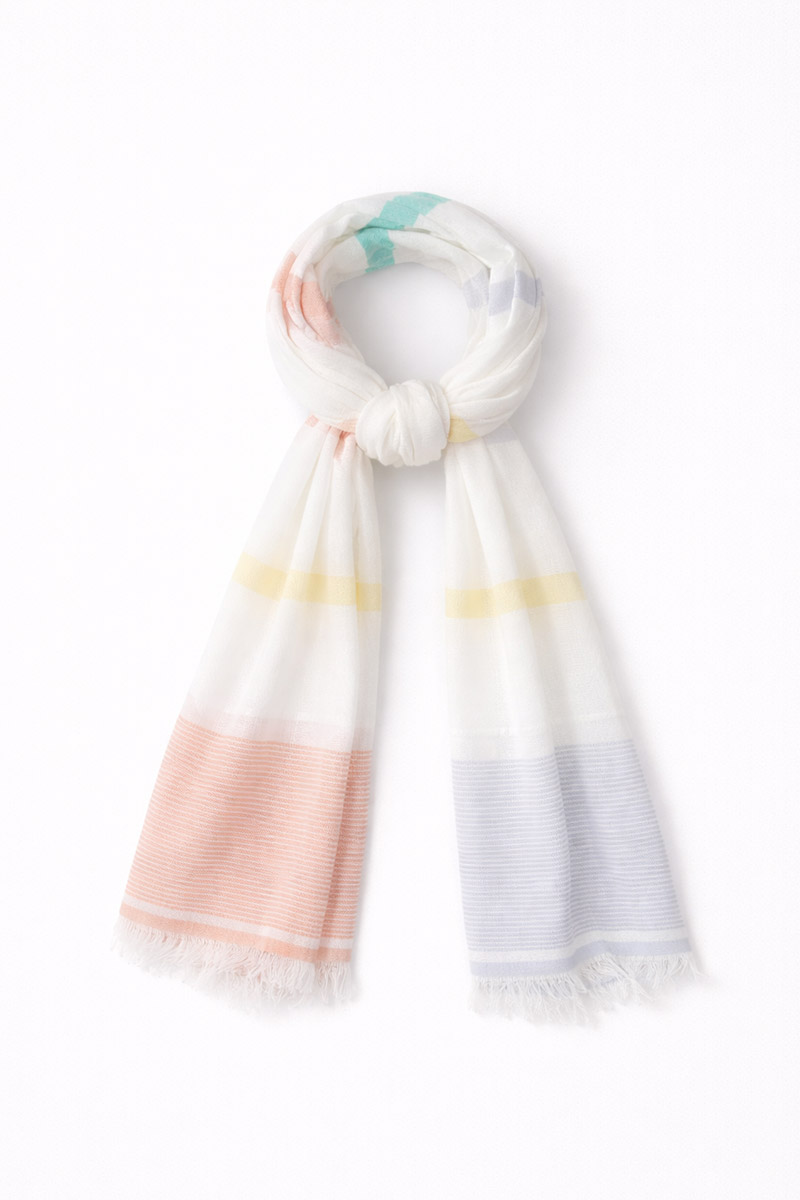 Foulard rayé en coton, ARMOR-LUX