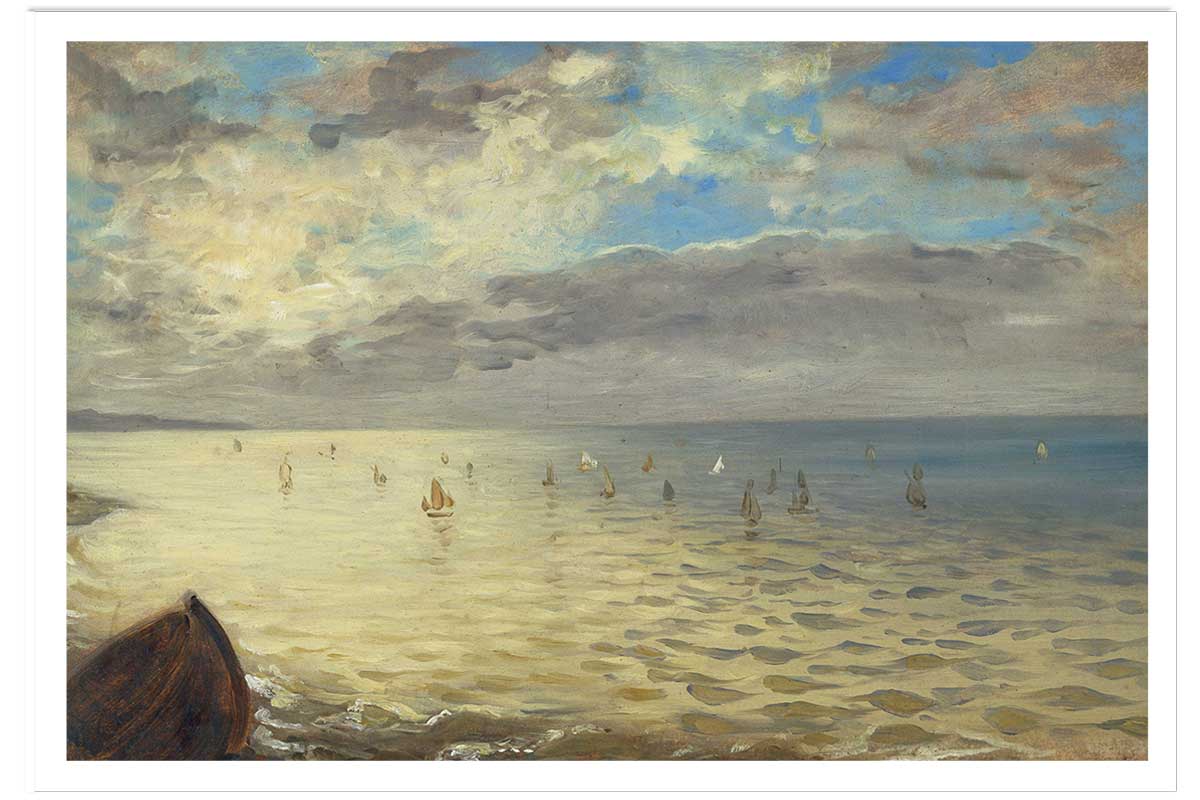 Poster La mer à Dieppe - Eugene Delacroix, HEXOA