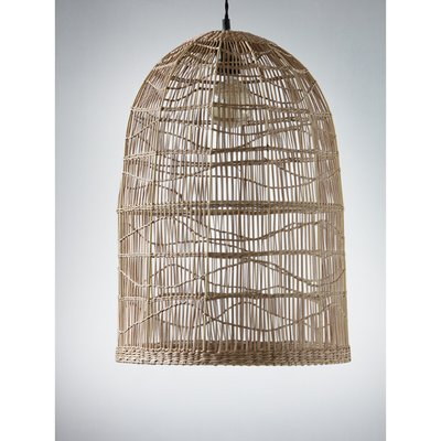 40cm Natural Seagrass Tall Domed Pendant Lampshade SO'HOME