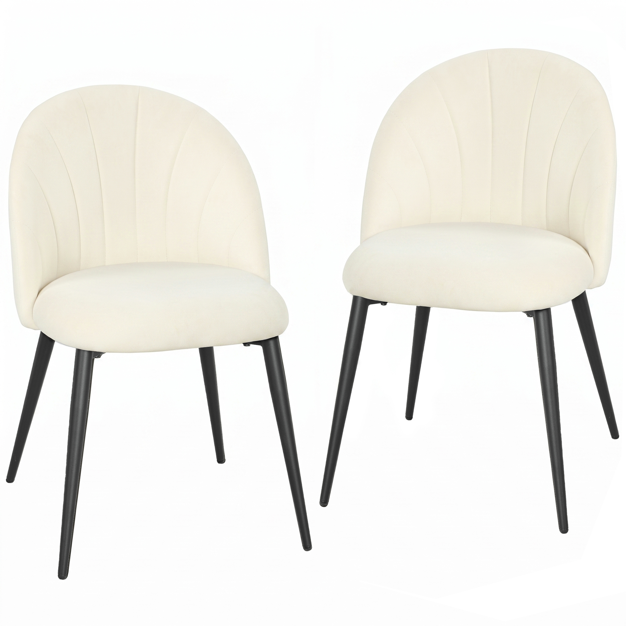 Chaise de salle à manger Velours (100 %, HOMCOM