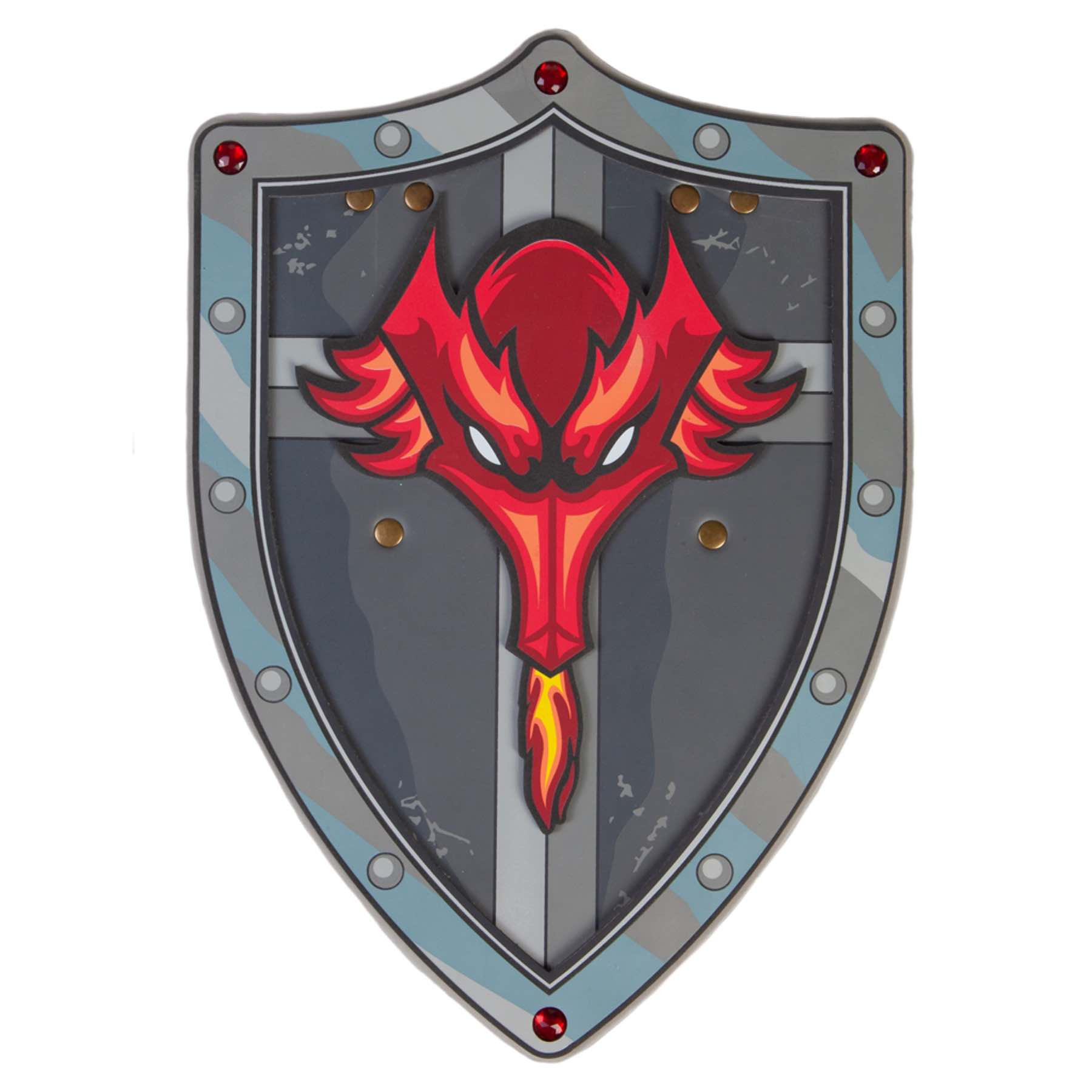 Bouclier de chevalier dragon en mousse, GREAT PRETENDERS