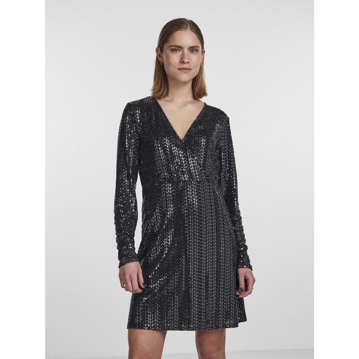 Robe cache coeur paillette clearance