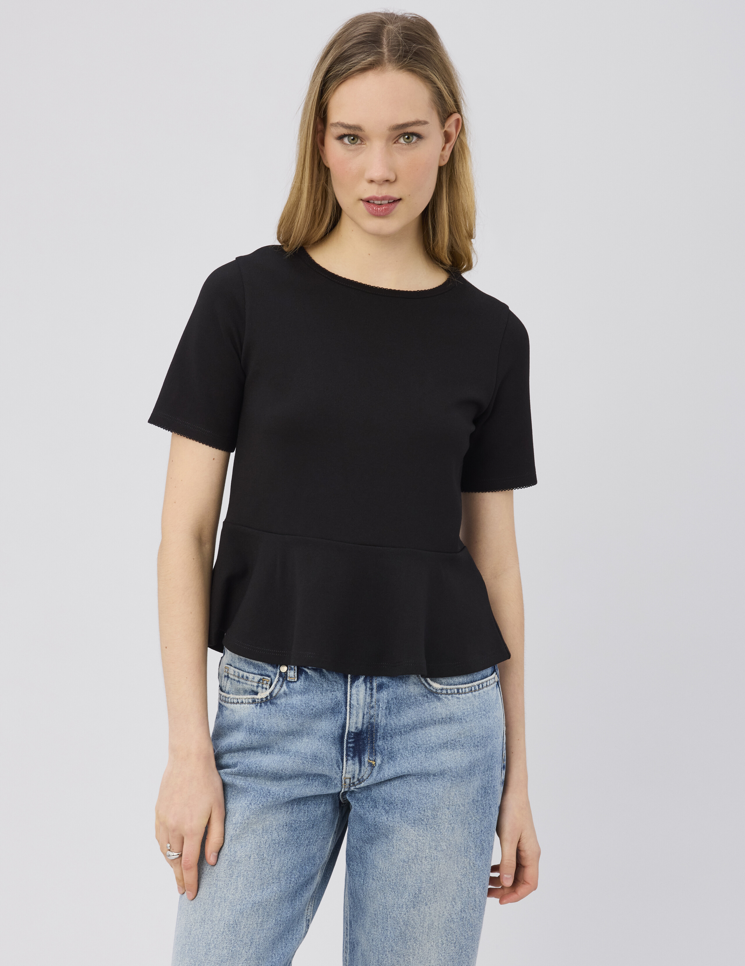 T-shirt péplum, BZB