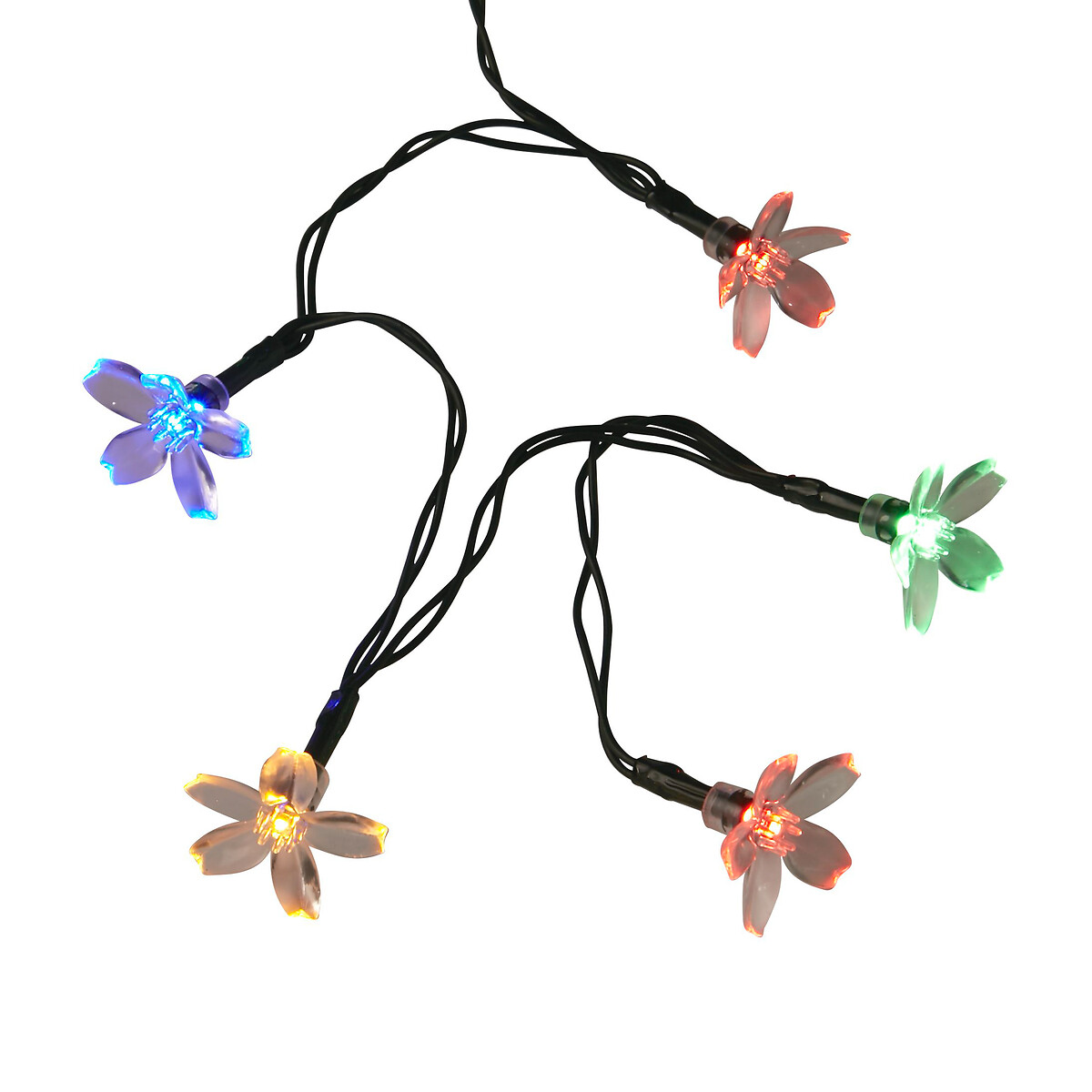 29cm LED Battery Flower String Lights in Multicolour, SO'HOME