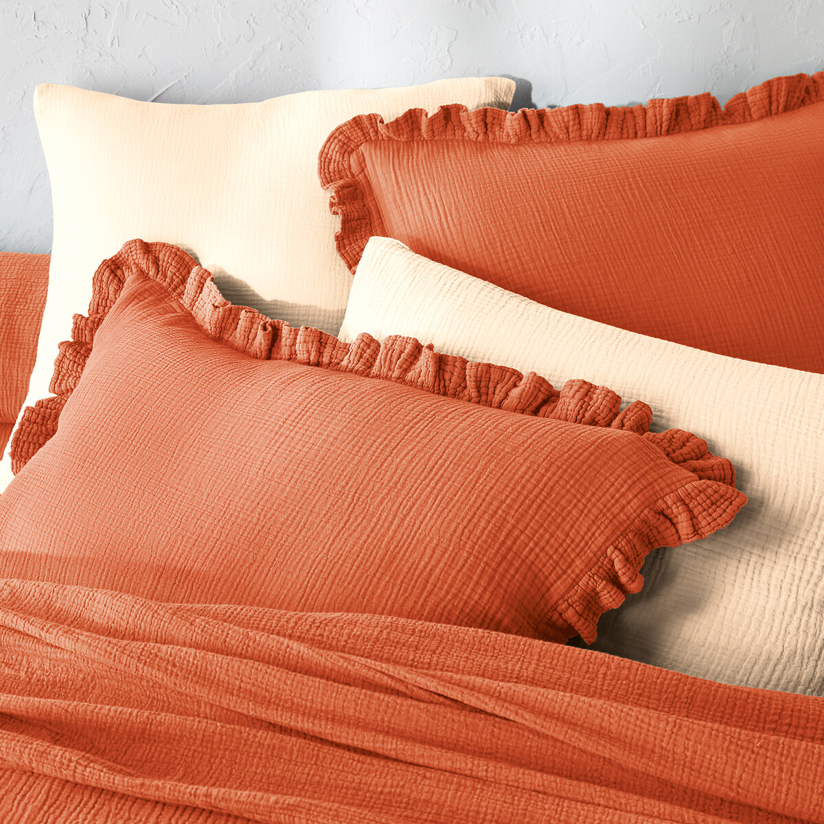 Cuscino da sedia twill di cotone tinta unita - | Ecom