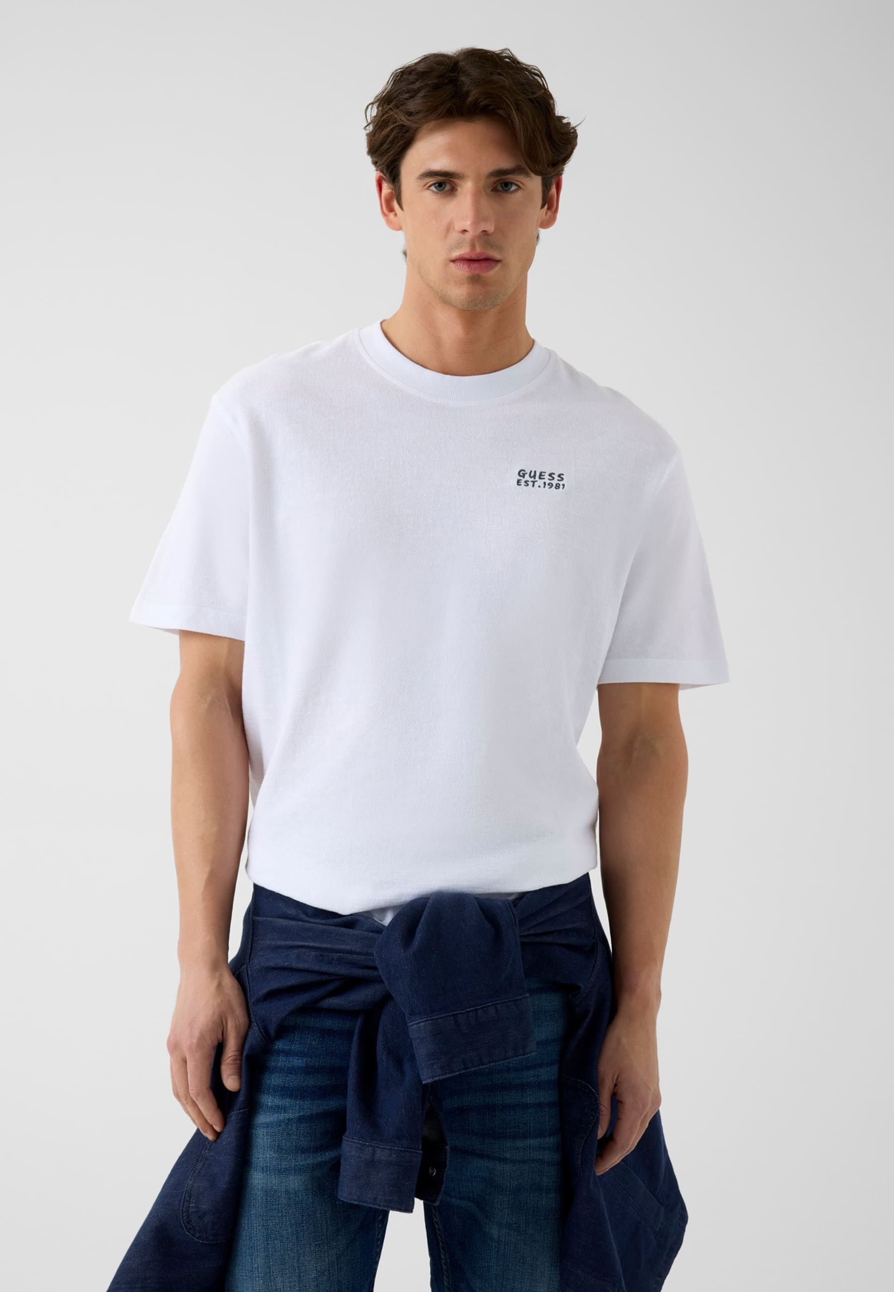 T-Shirt Avec Logo Oversize, GUESS