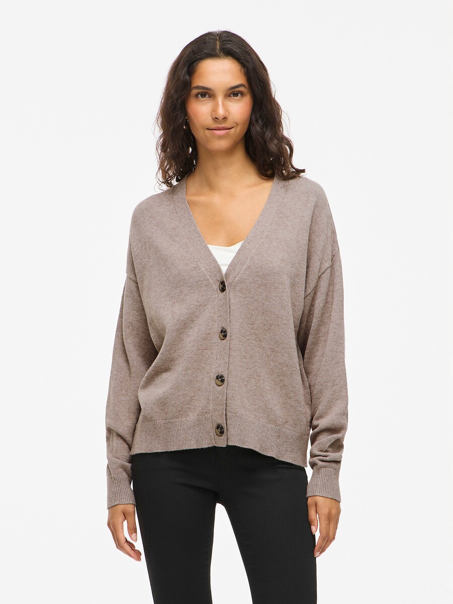 Gilet boutonné col V, VILA