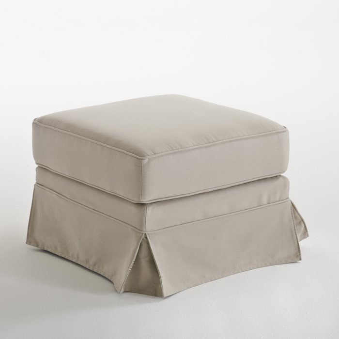 Image 0 Poef in katoen, uitstekend comfort, Bultex, Adelia LA REDOUTE INTERIEURS Poef in katoen, uitstekend comfort, Bultex, Adelia LA REDOUTE INTERIEURS image 0