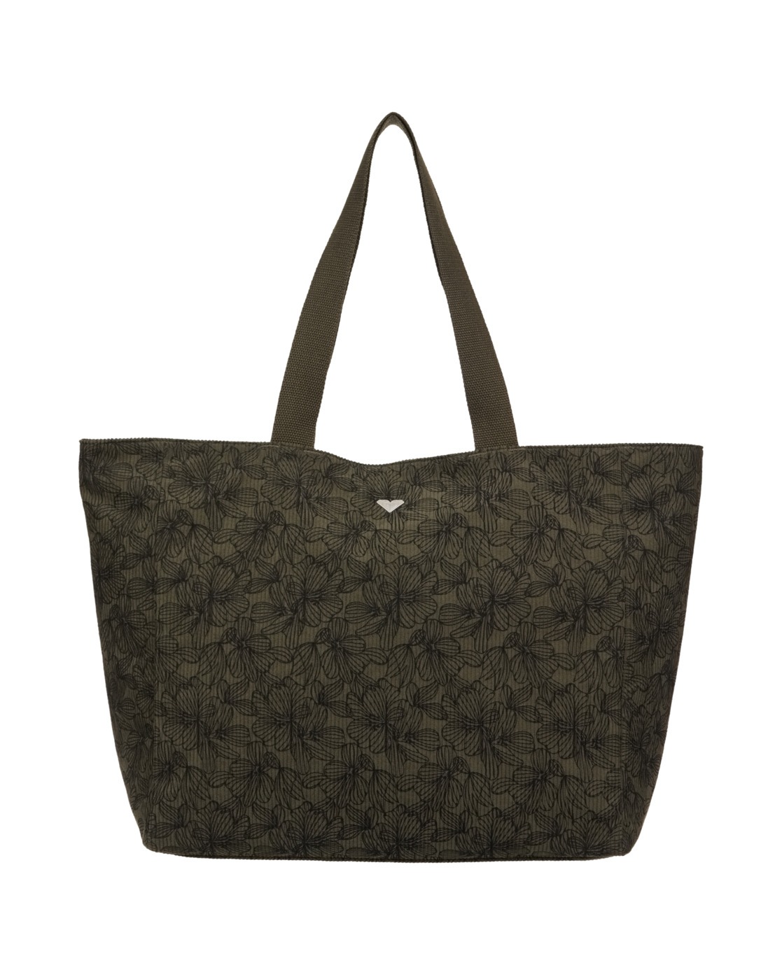 Sac tote en velours côtelé FEELING VIBES PRINTED., ROXY