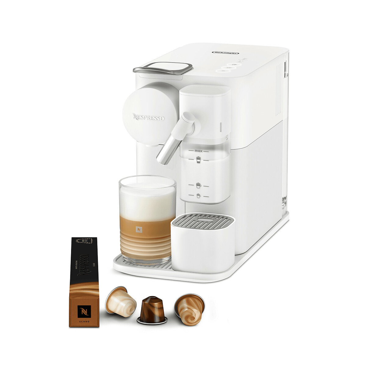 Nespresso by De'longhi Lattissima One Coffee Pod Machine, NESPRESSO