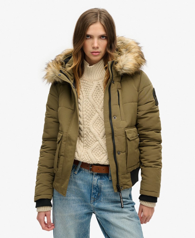 Bomber à capuche Everest, SUPERDRY