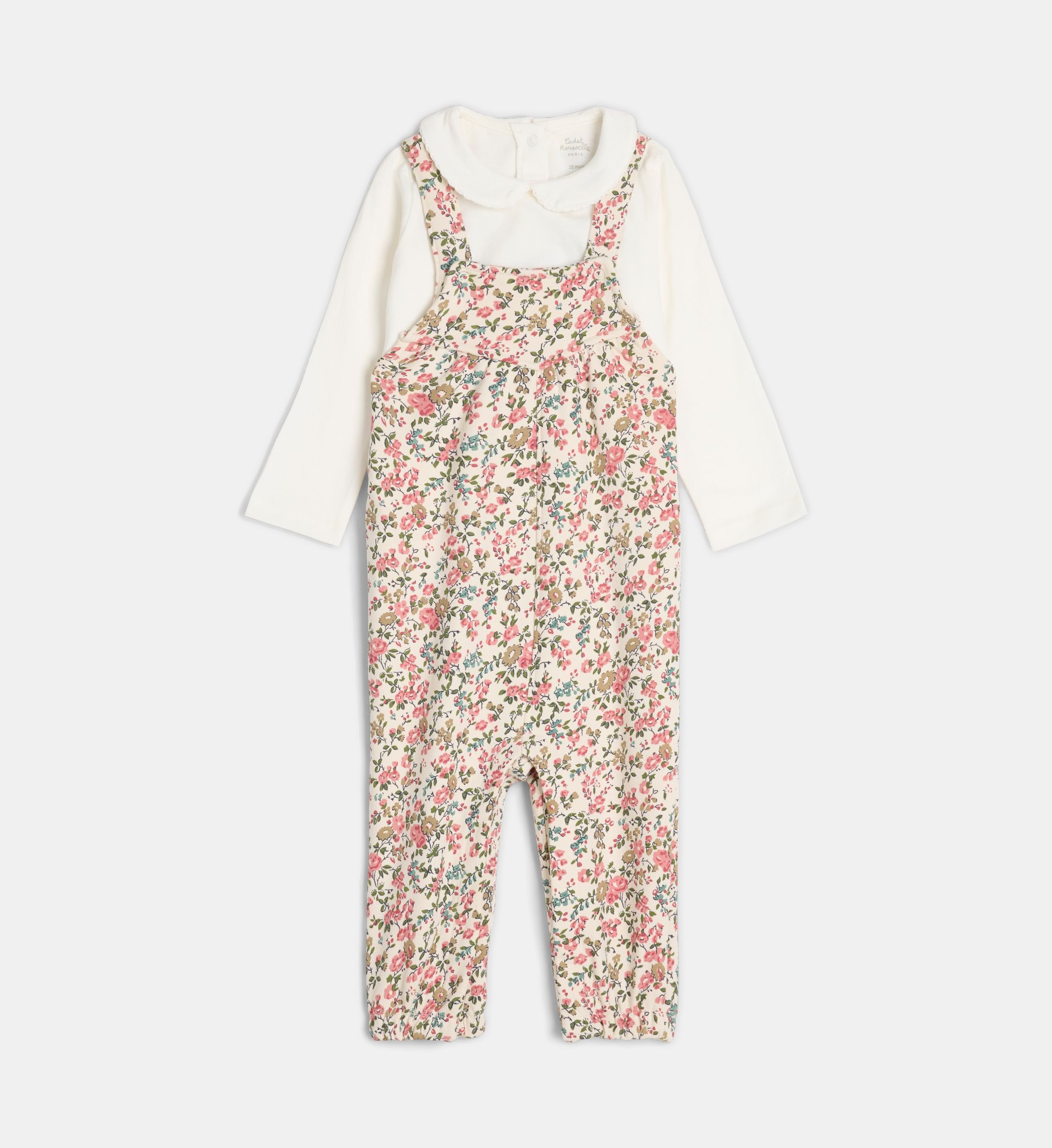 Ensemble salopette et t-shirt tois, CADET ROUSSELLE