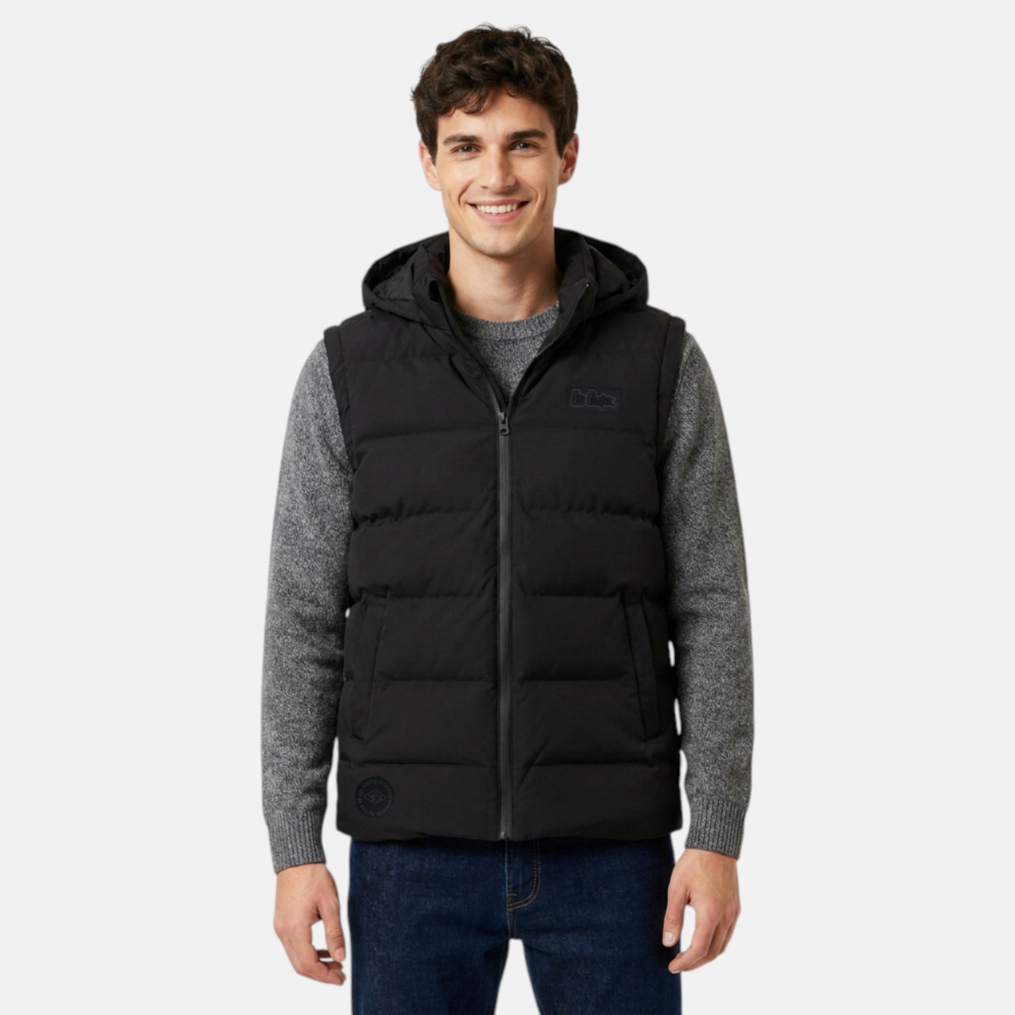 Doudoune sans manches zippée à capuche ATTITUDE, LEE COOPER
