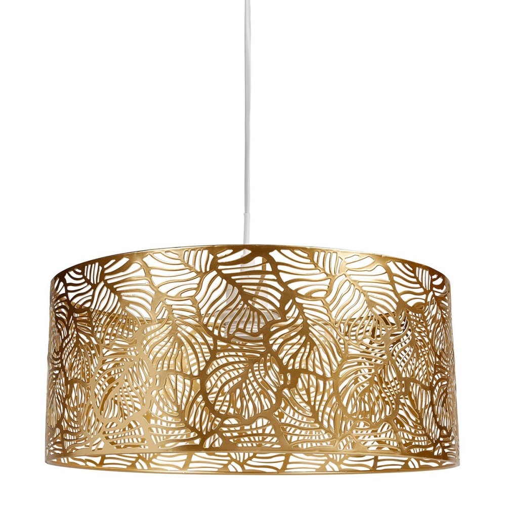 Suspension Métal Ajouré Doré Calathéa D35, DECORATIE