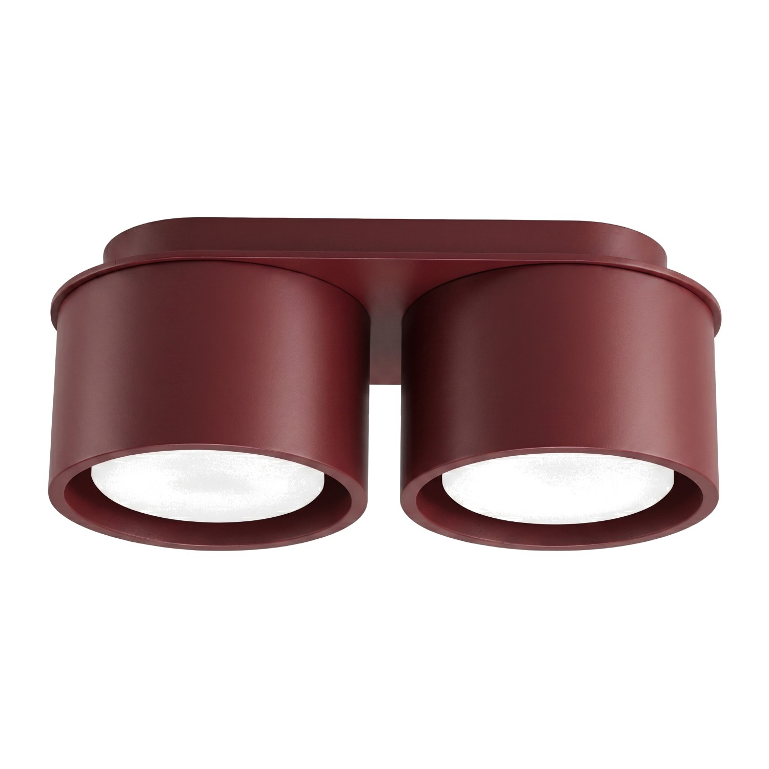 Plafonnier Aluminium Bordeaux Gx53 2 MODO, EDEN