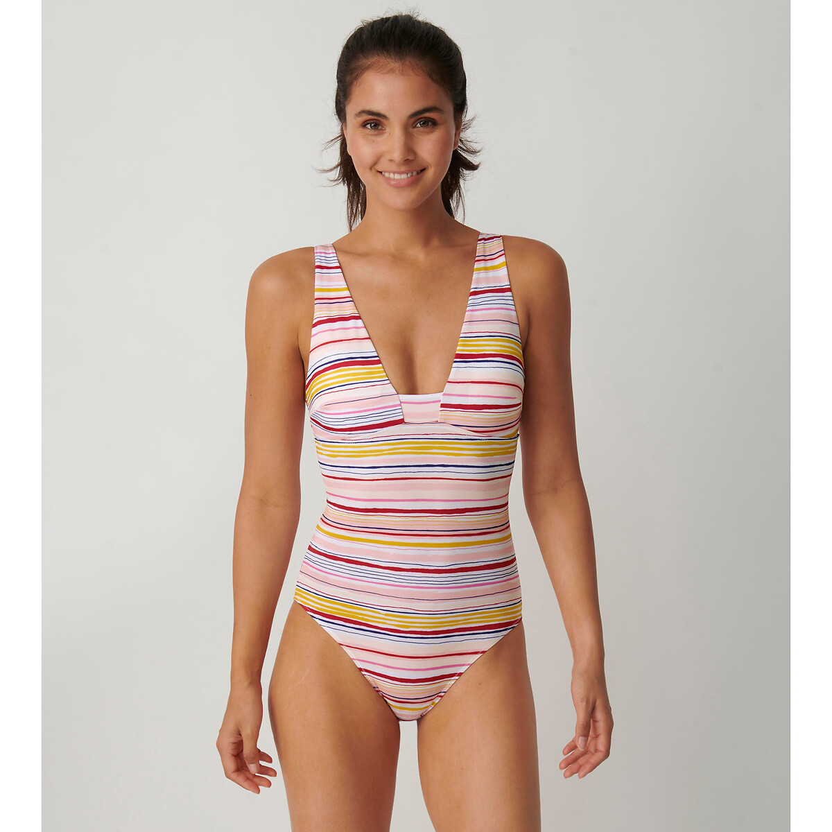 Shore Candy Basslet Swimsuit in Striped Print