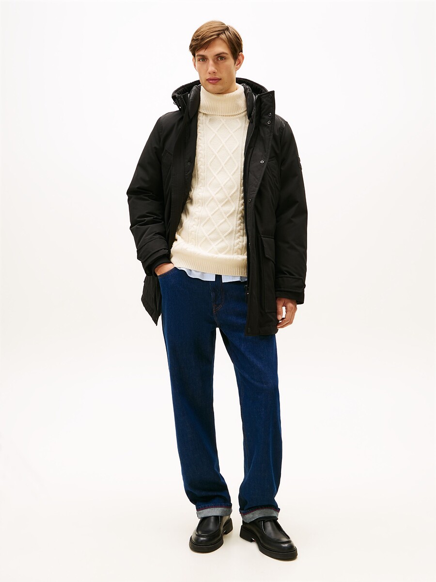 Cappotto con cappuccio, TOMMY HILFIGER
