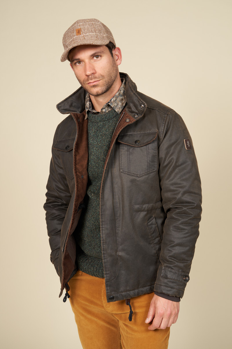 Veste parka enduite, MCS