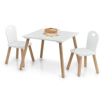 Petite table 2 chaises enfant bois FSC  Scandi ZELLER PRESENT