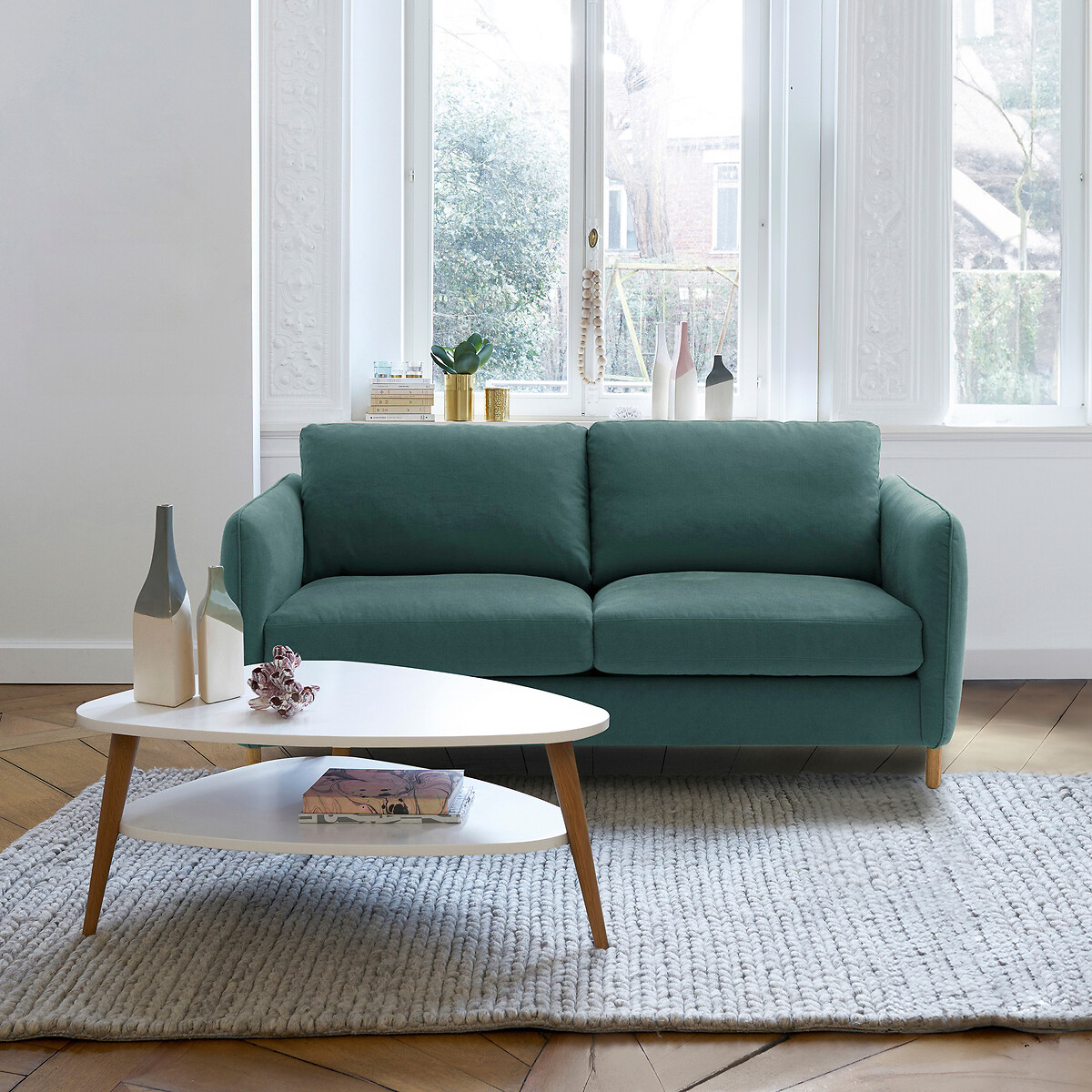 Sofa aus Baumwolle und Polyester, 2-, 3- oder 4-Sitzer Loméo