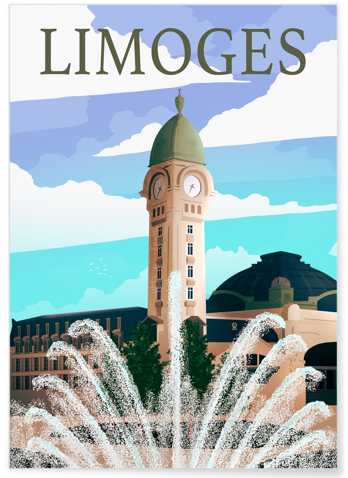 Affiche ville Limoges, L'AFFICHERIE