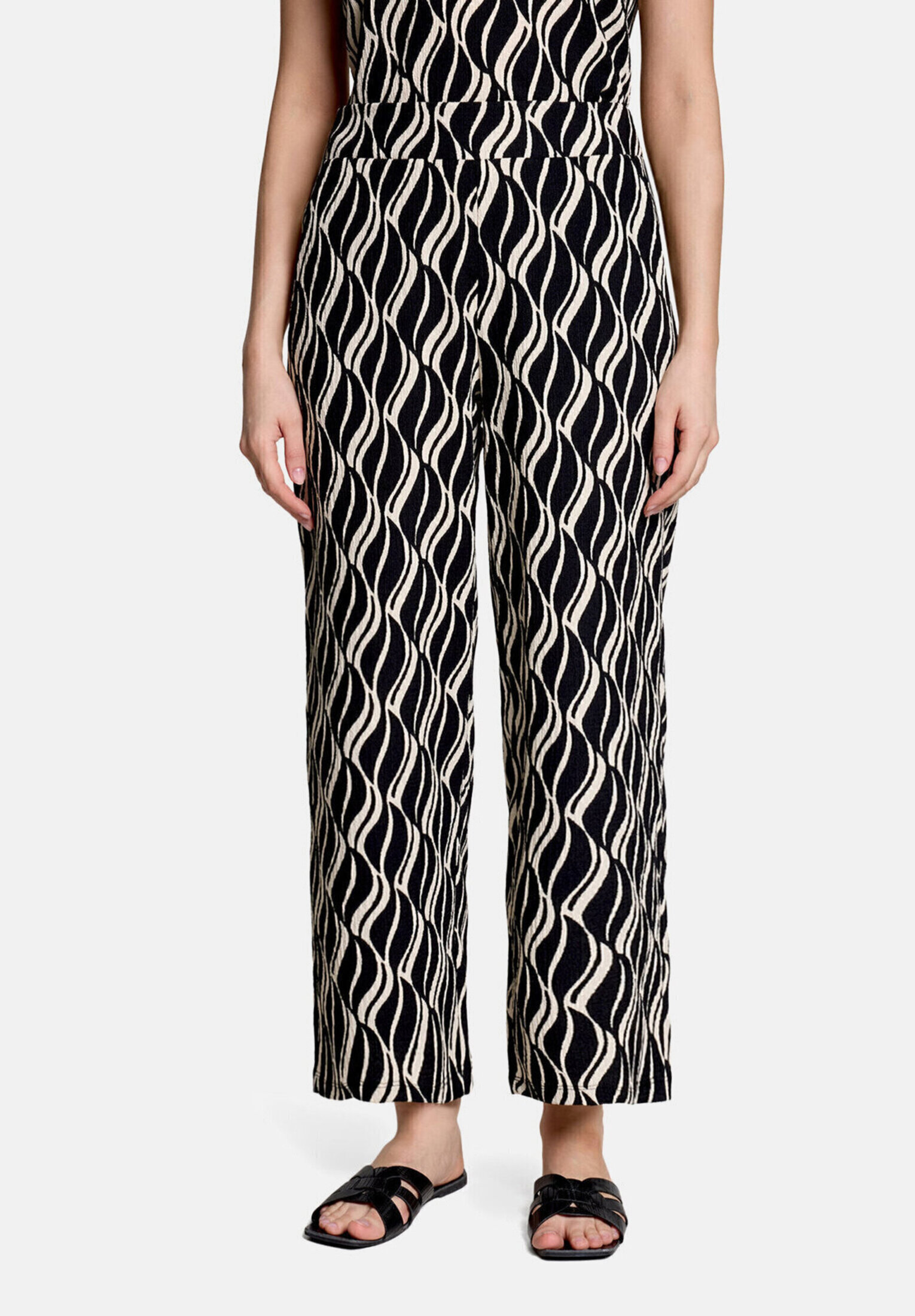 Pantalon Marlene à taille élastique, BETTY BARCLAY