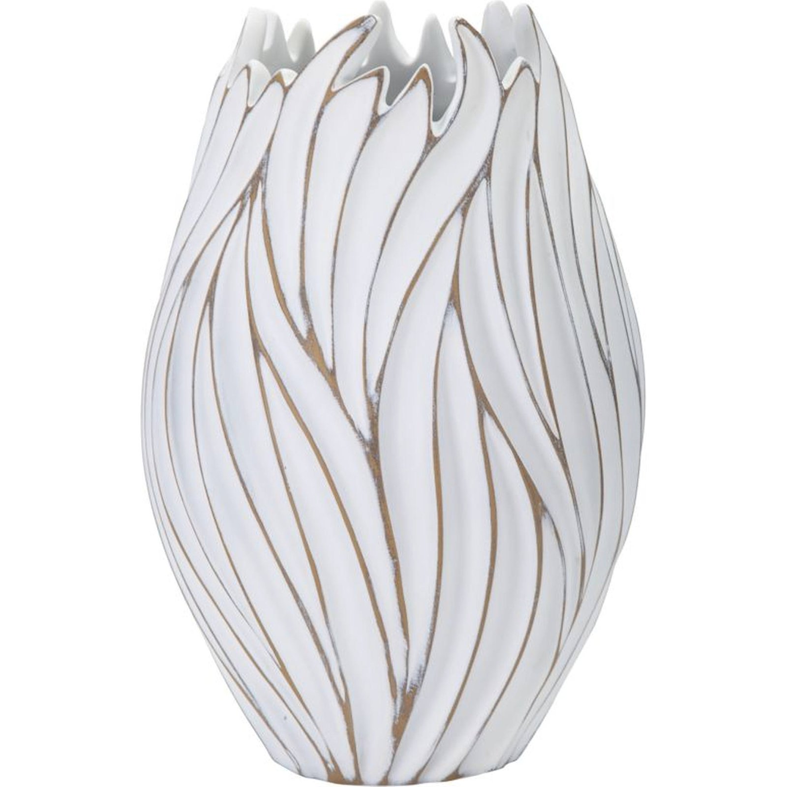 Vase ovale à relief sculptural esprit bohème BOHO, RECOLLECTION