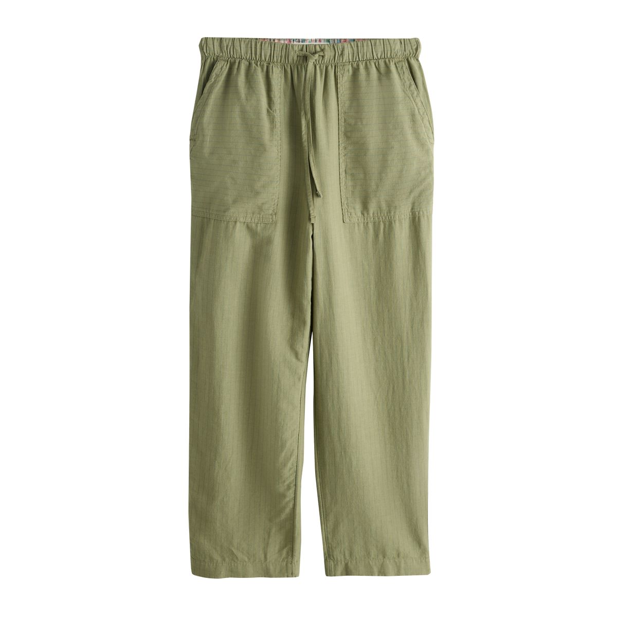 Pantalon barrel en coton et lin, NEXT