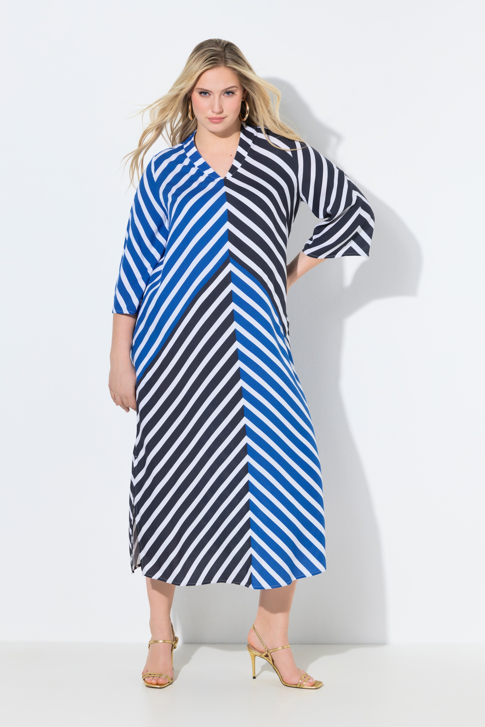 Robe-tunique maxi à rayures, ULLA POPKEN