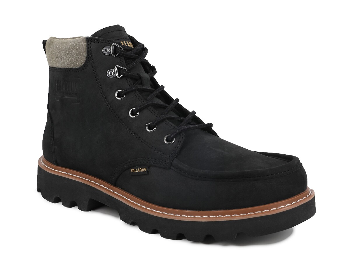Palladium Botines de piel TROOPERLITES GRIT ZIP — photo 2