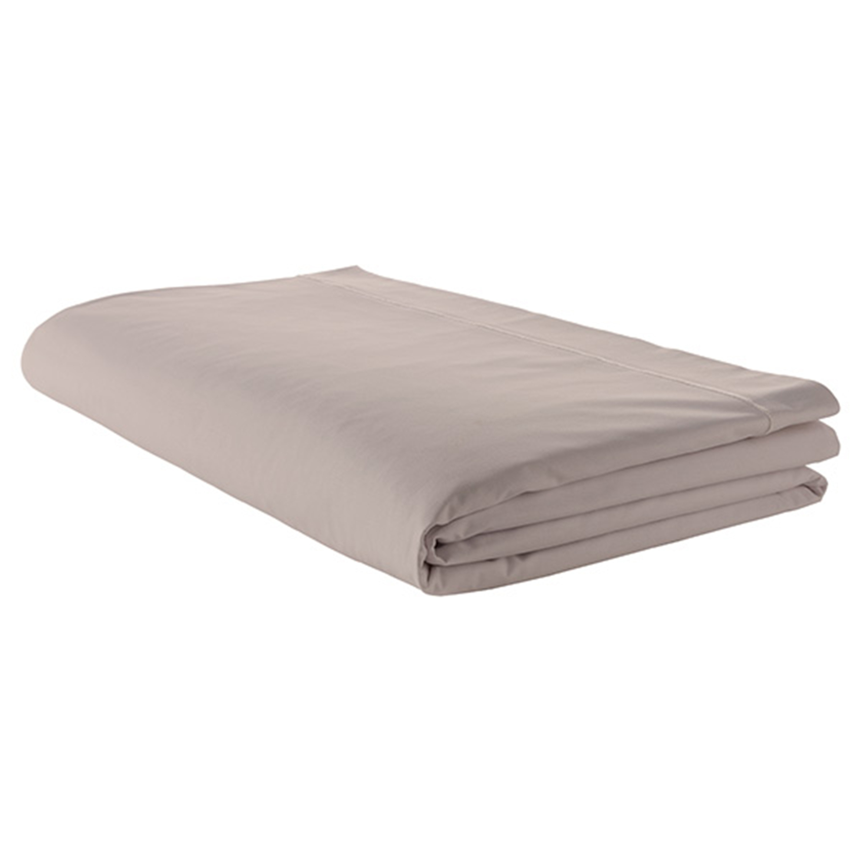 Drap plat piqué uni en percale de coton, TRADILINGE