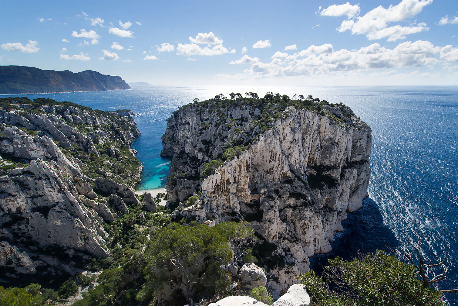Tableau plage et calanques à cassis, HEXOA