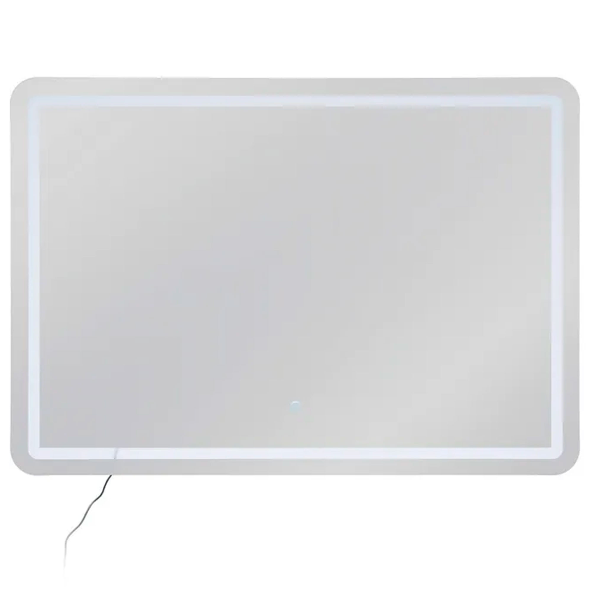 Miroir lumineux rectangulaire led tactile 100x2.5x70cm, WADIGA