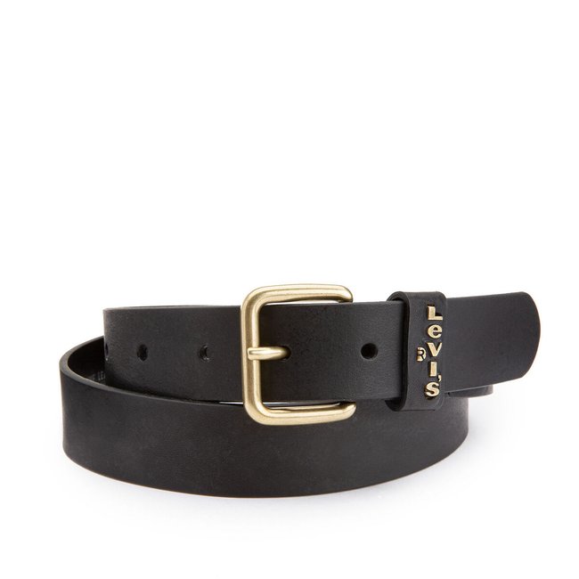 Calypso Leather Belt, black, LEVI'S