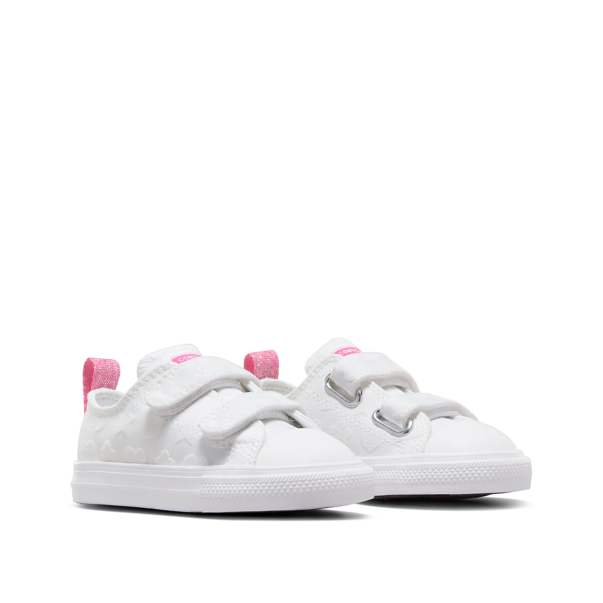 Chuck taylor all star be dazzling trainers white pink Converse