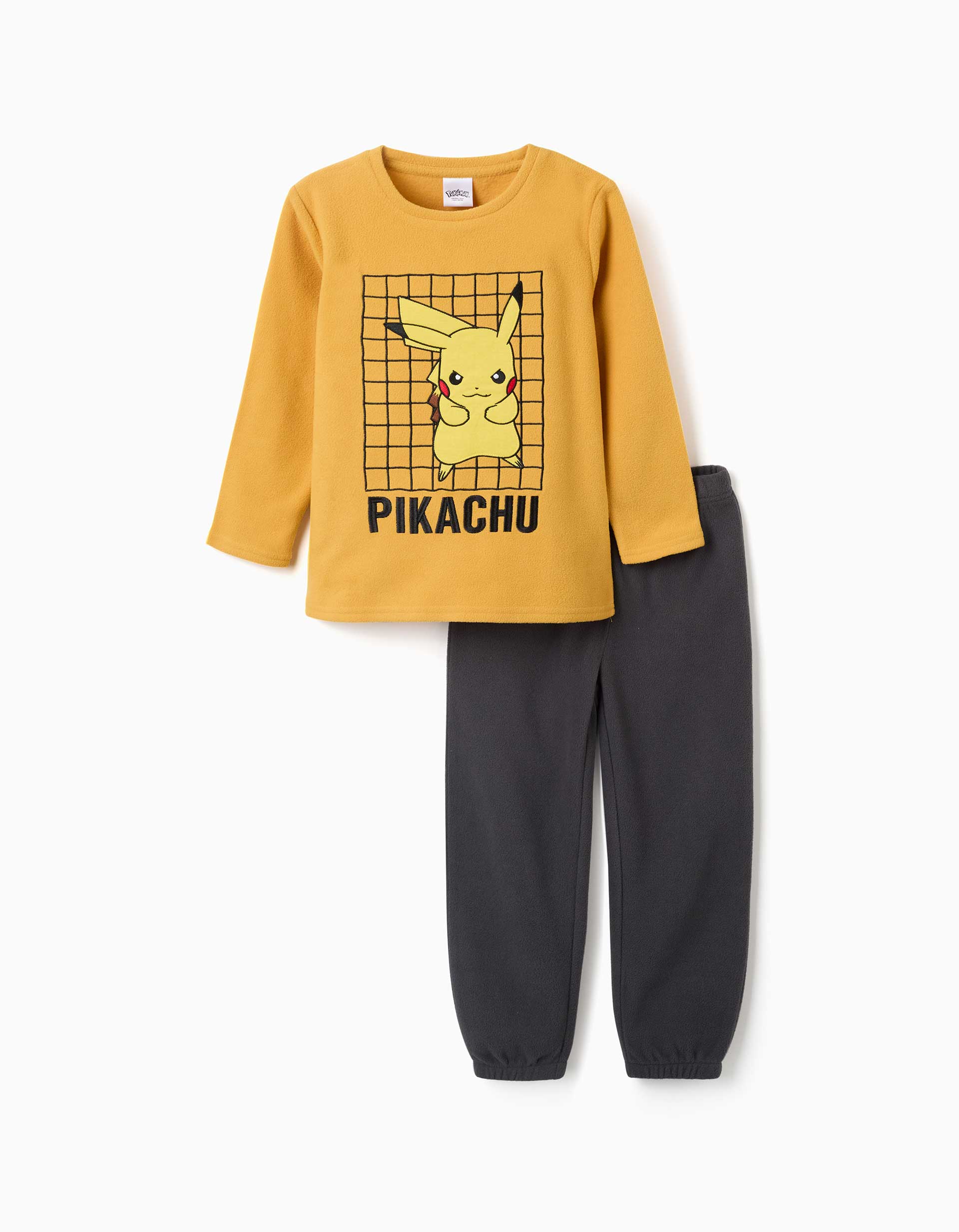 Pyjama en polaire avec broderie Pikachu, ZIPPY