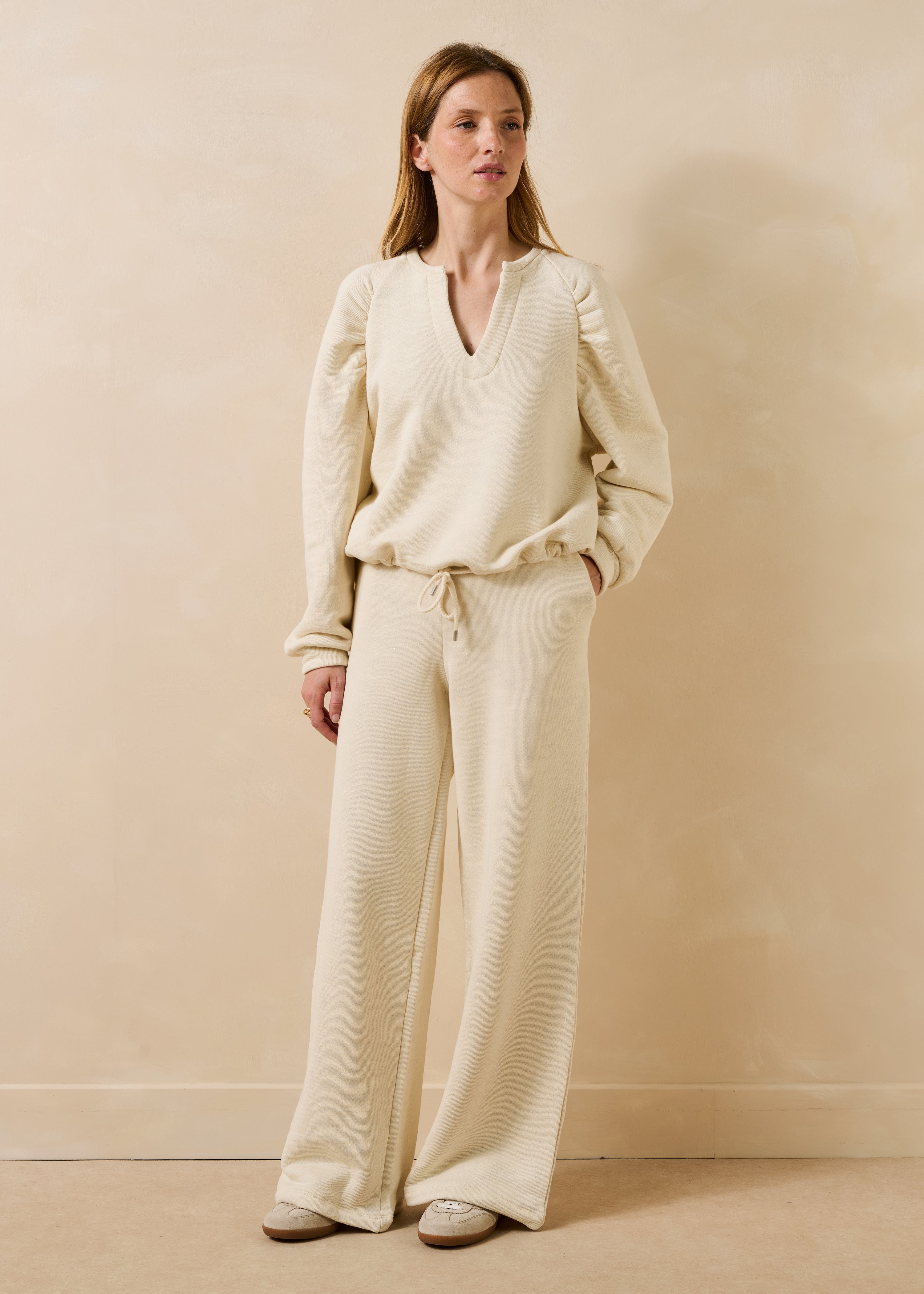 Pantalon large en coton biologique, LA FEE MARABOUTEE