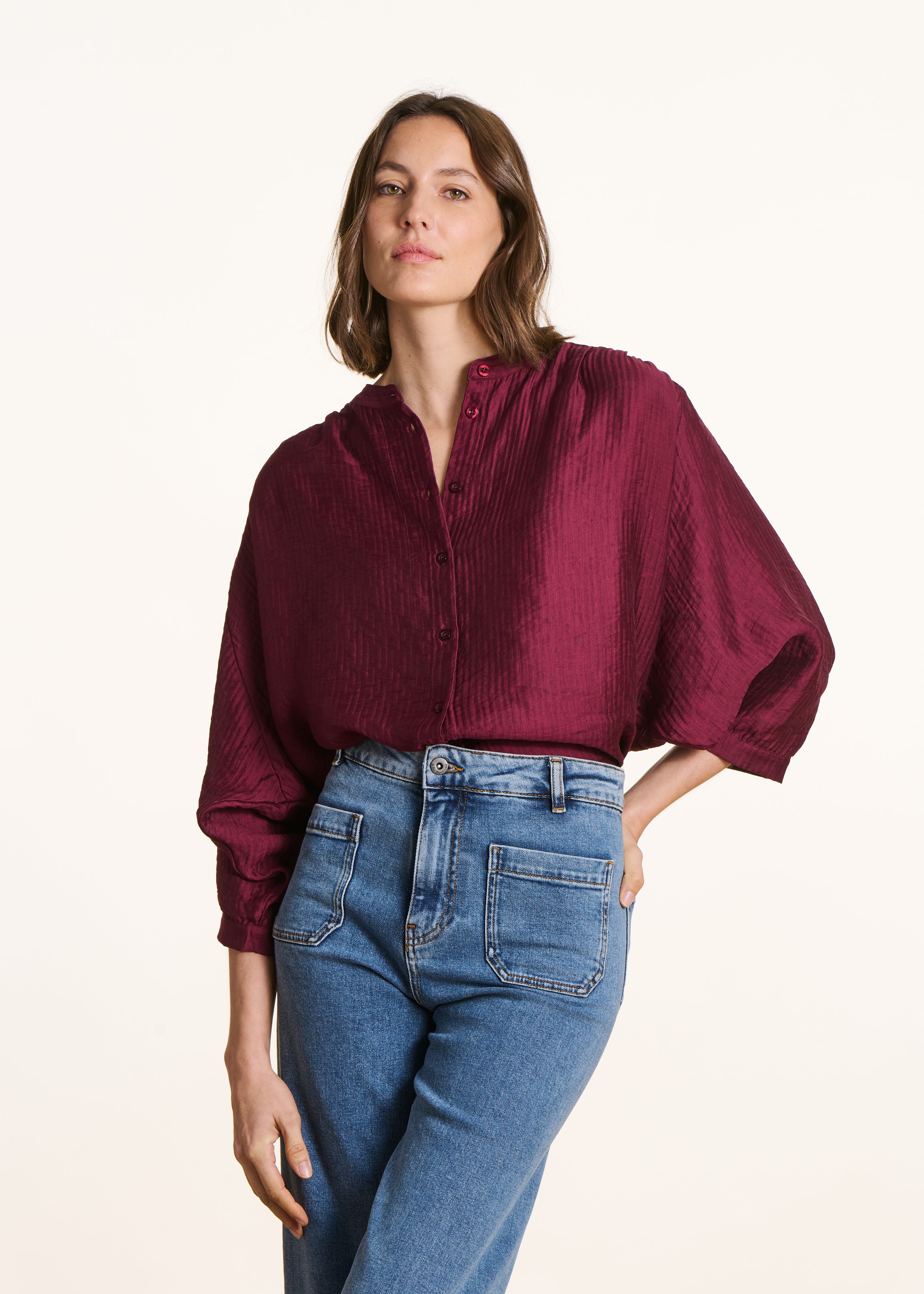Chemise ample à manches longues, LA FEE MARABOUTEE