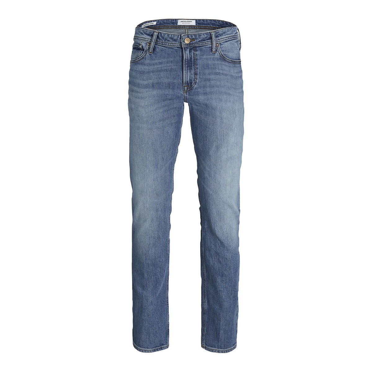 Image of Clark Straight Jeans in Mid Rise