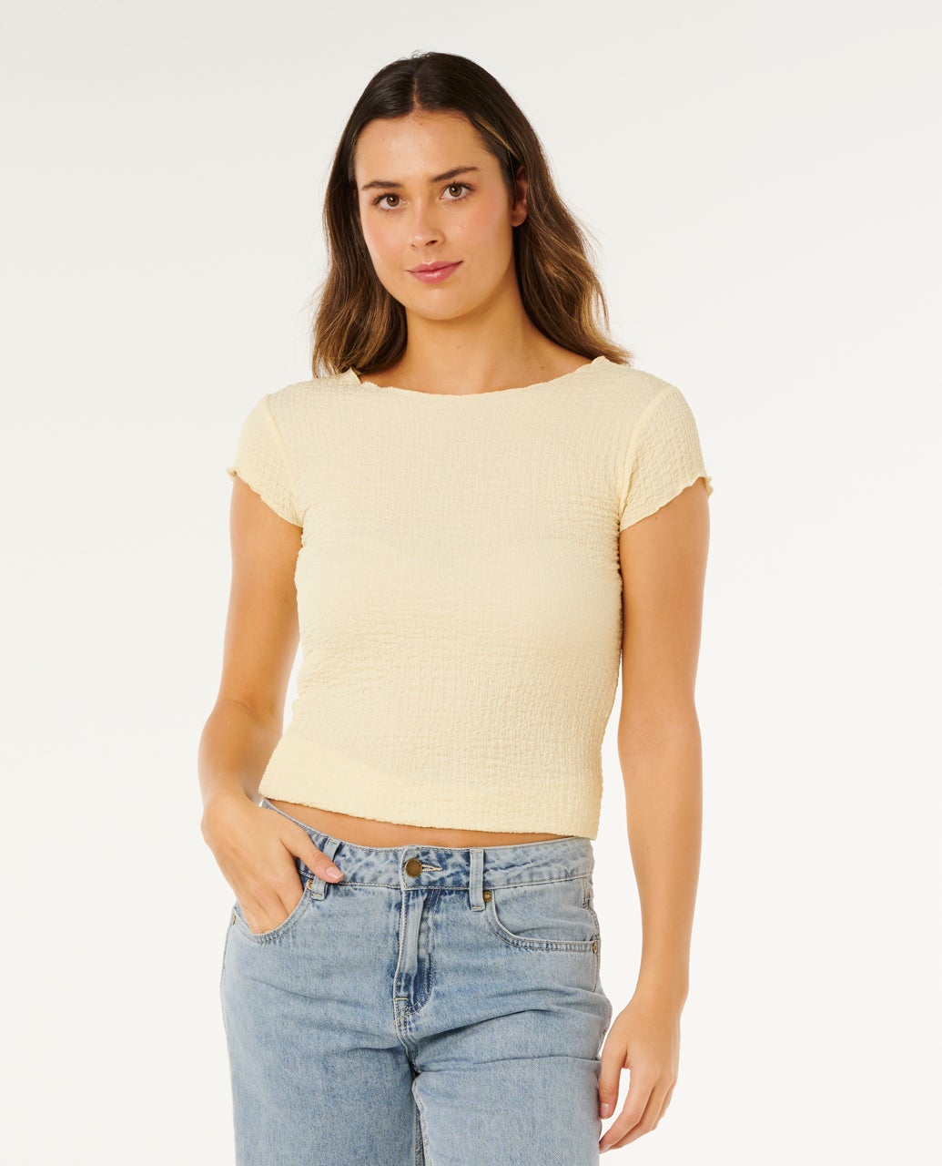 Top Coastal manches courtes, RIP CURL