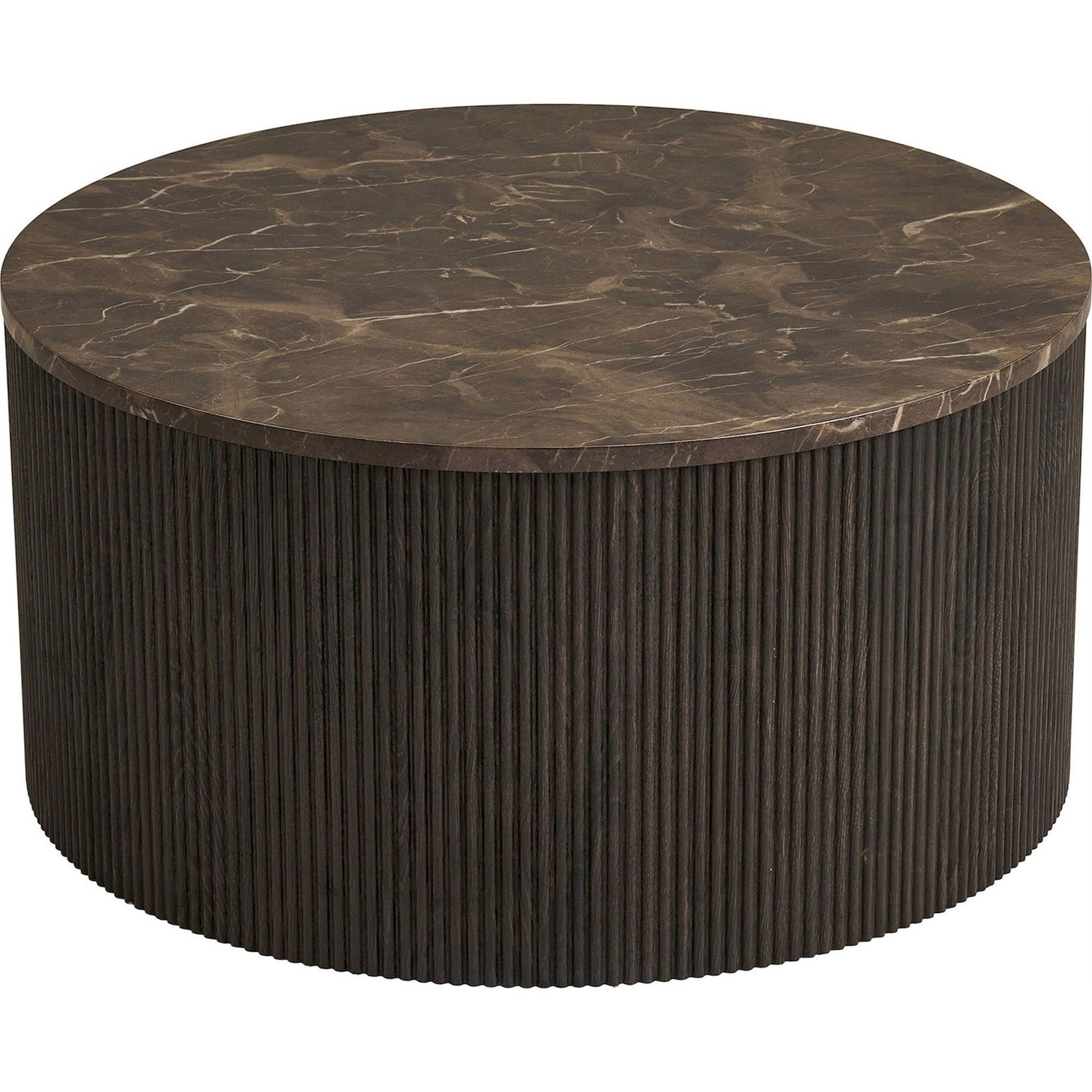 Table basse ronde collection COTVEN, RECOLLECTION