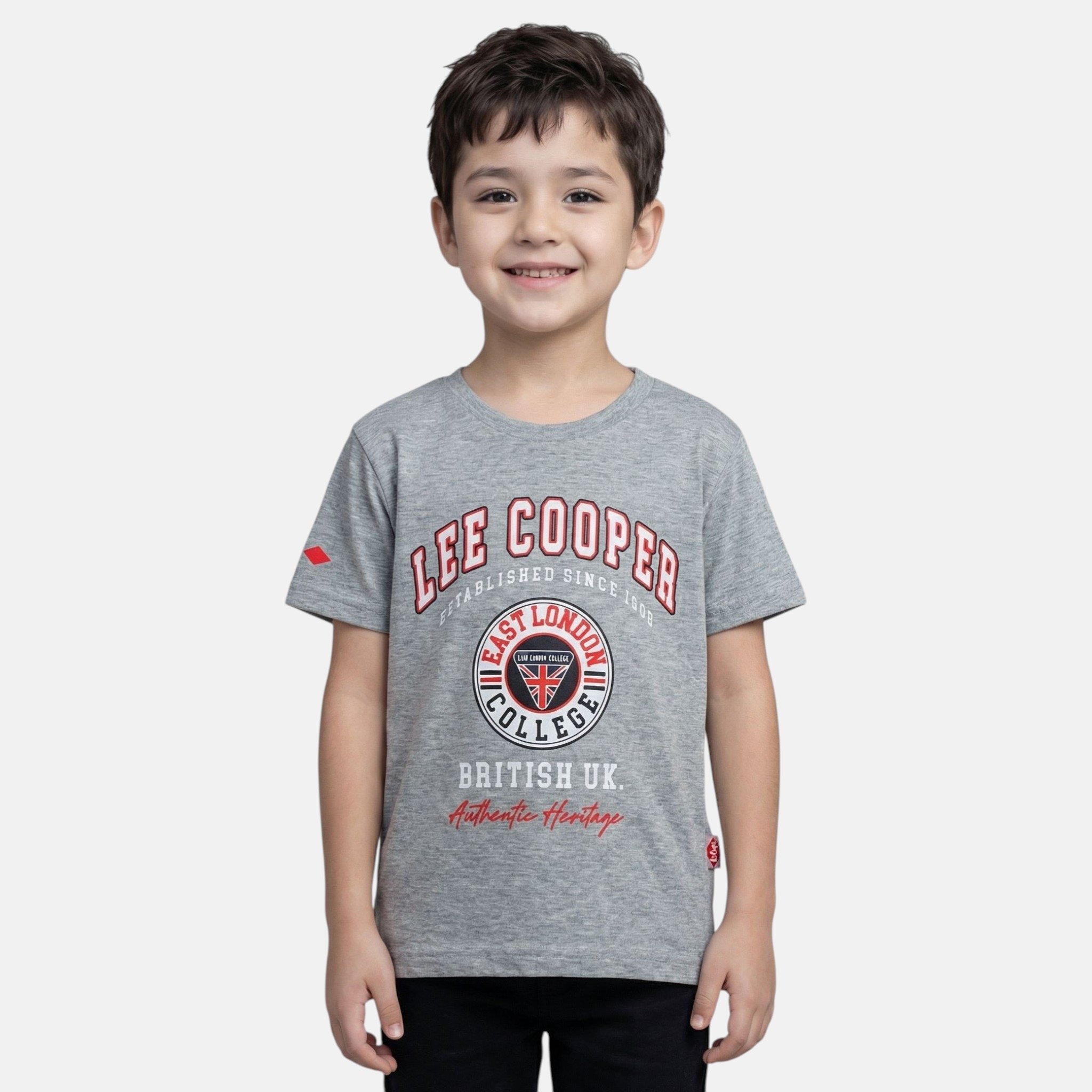 T-shirt manches courtes imprimé, col rond SURF CLUB, LEE COOPER