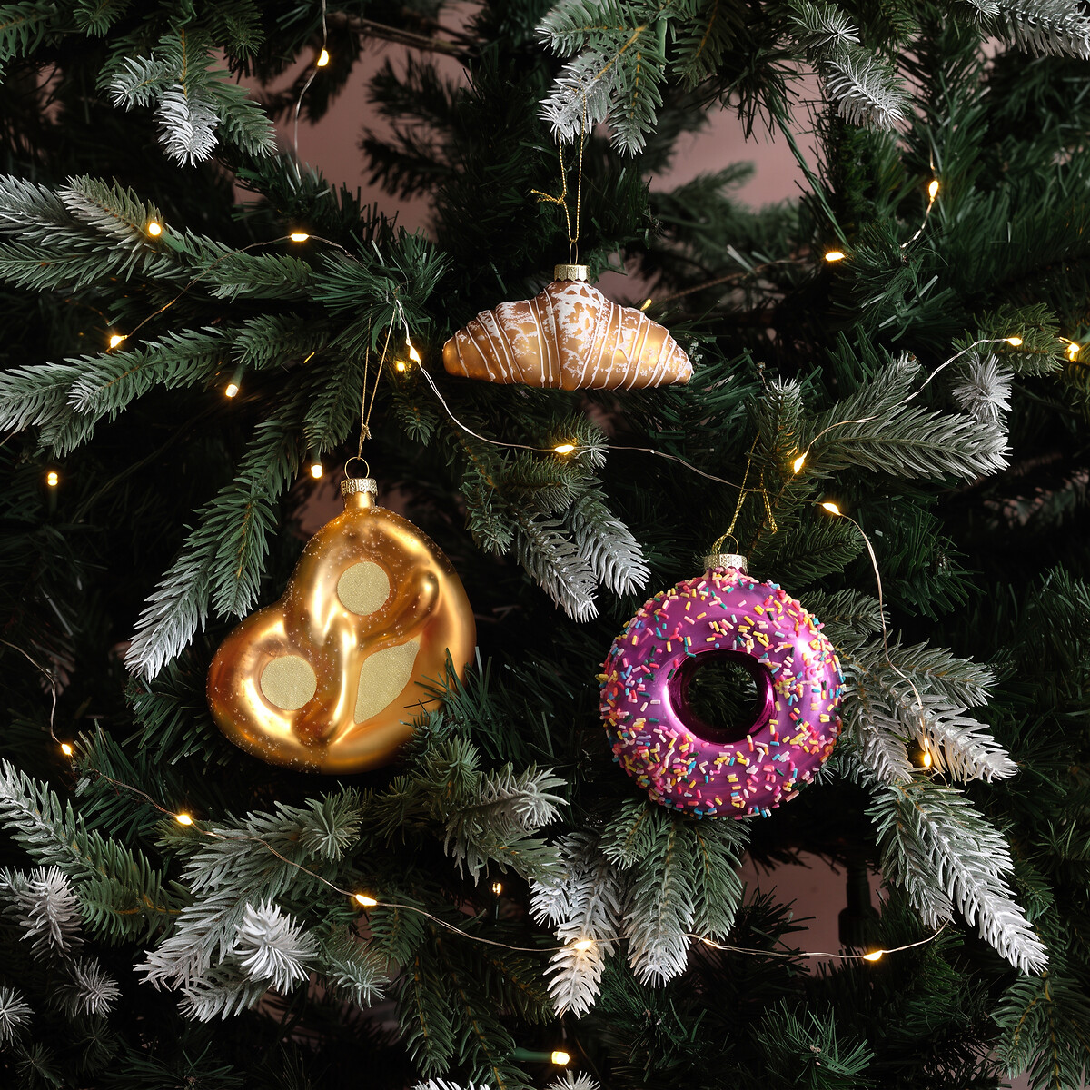 Set of 3 Pastry Baubles, SO'HOME