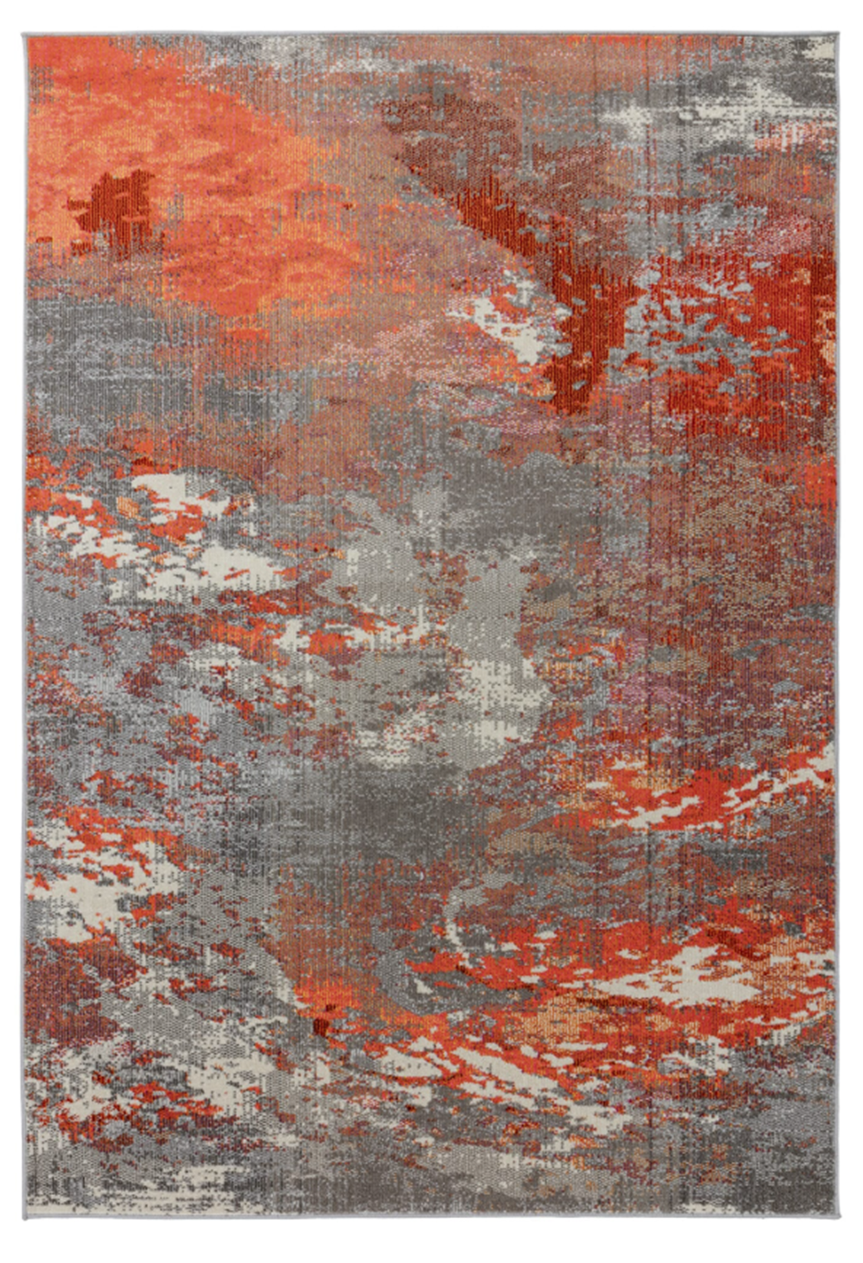 Tapis tissé plat moderne VOLCANO, NOVATREND