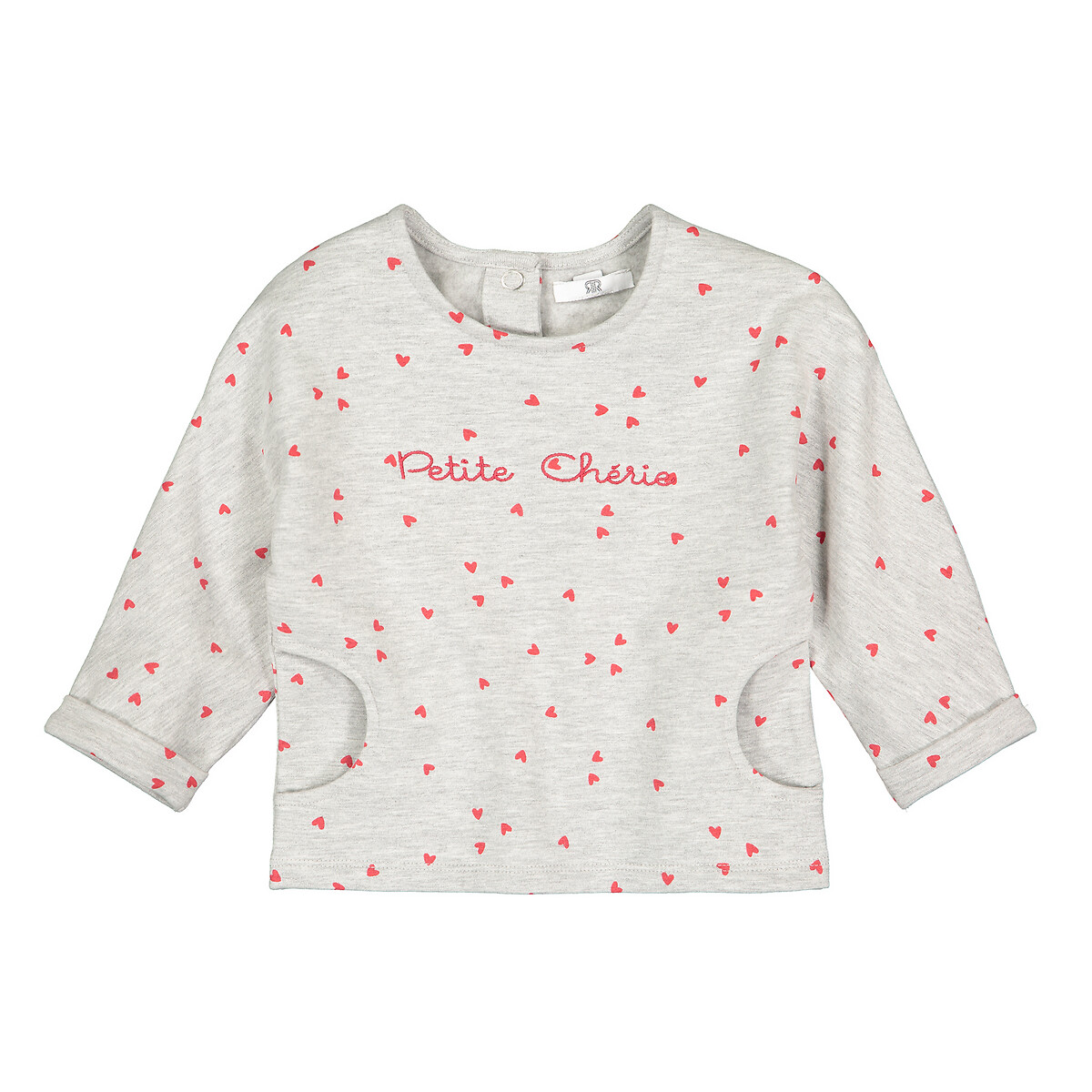 Sweat en molleton imprimé, coton bio 3 mois-4 ans