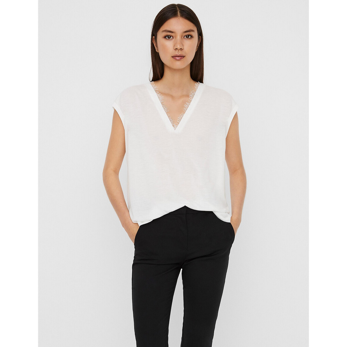 Blouse blanche la redoute cheap