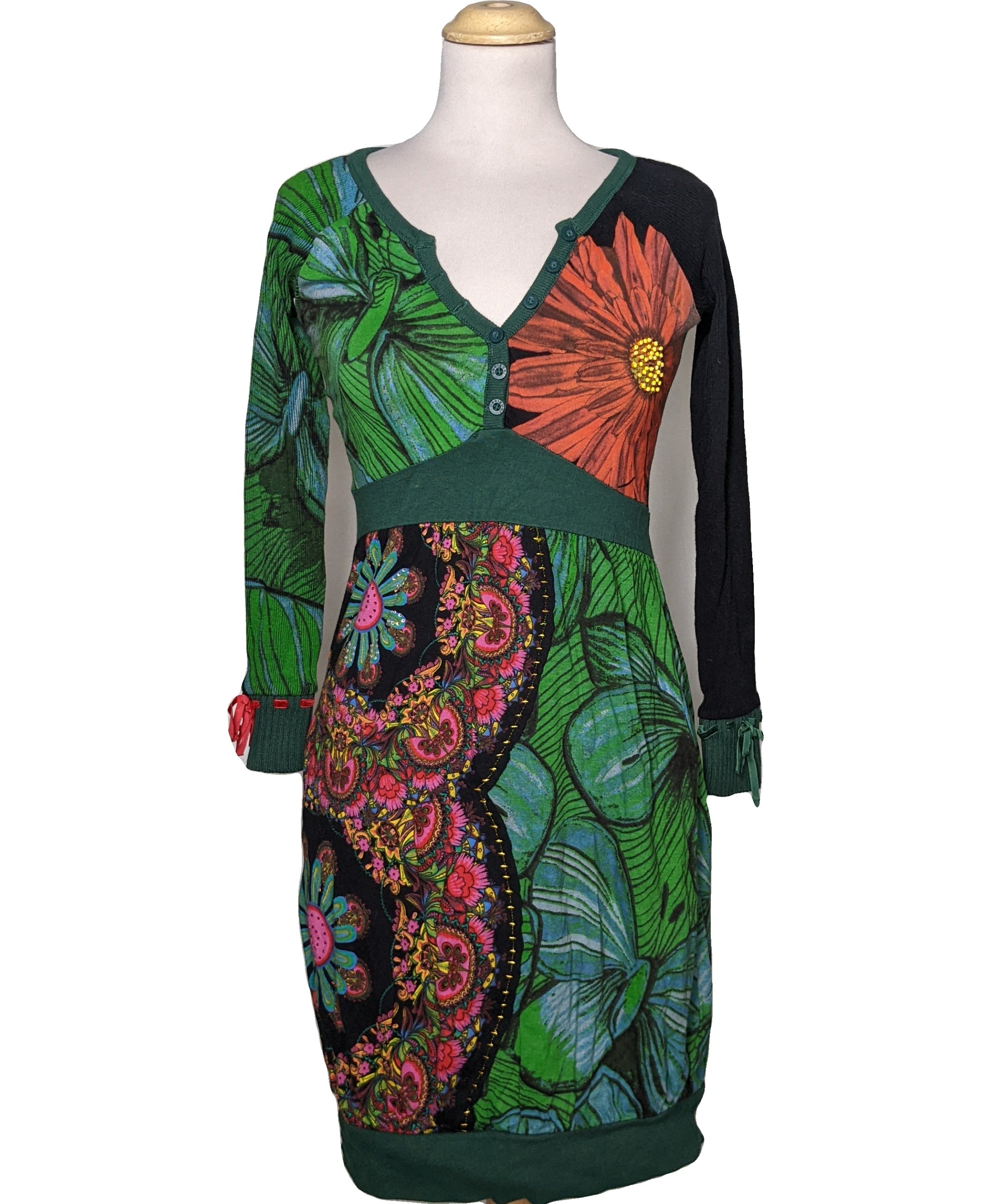 Robe desigual verte 2025