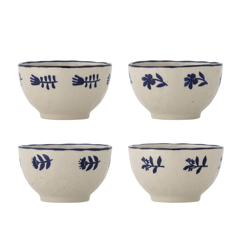 Bols céramique fleurs EIMY set de 4, BLOOMINGVILLE