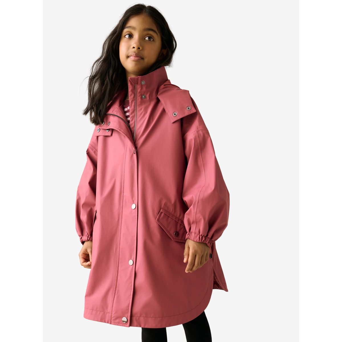 Trench-coat imperméable framboise, NEXT
